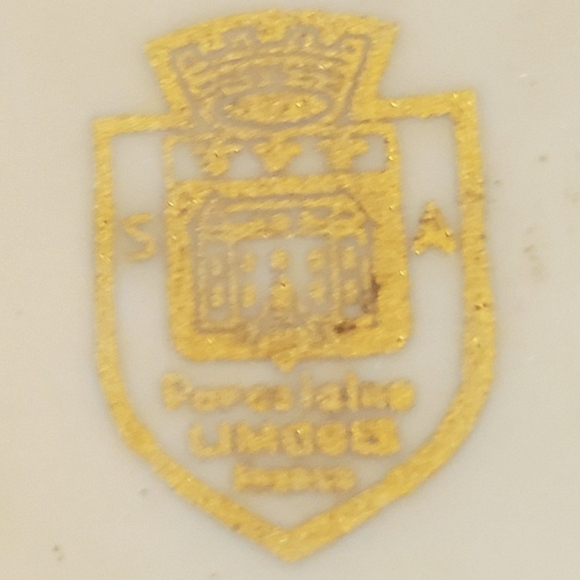 Vintage Limoges France Porcelain Gold Gilded Trinket Dish La Martinique Island. - Picture 4 of 8